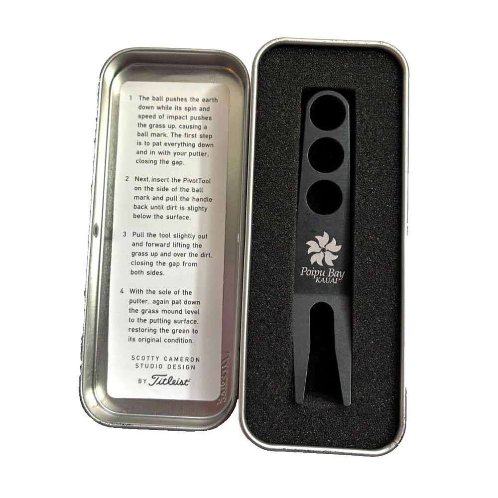Scotty Cameron Studio Design Titleist Limited Pivot Tool Poipu Bay Kauai Golf